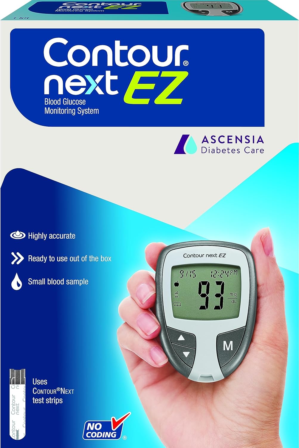 Ascensia Contour Next EZ Blood Glucose Monitoring System