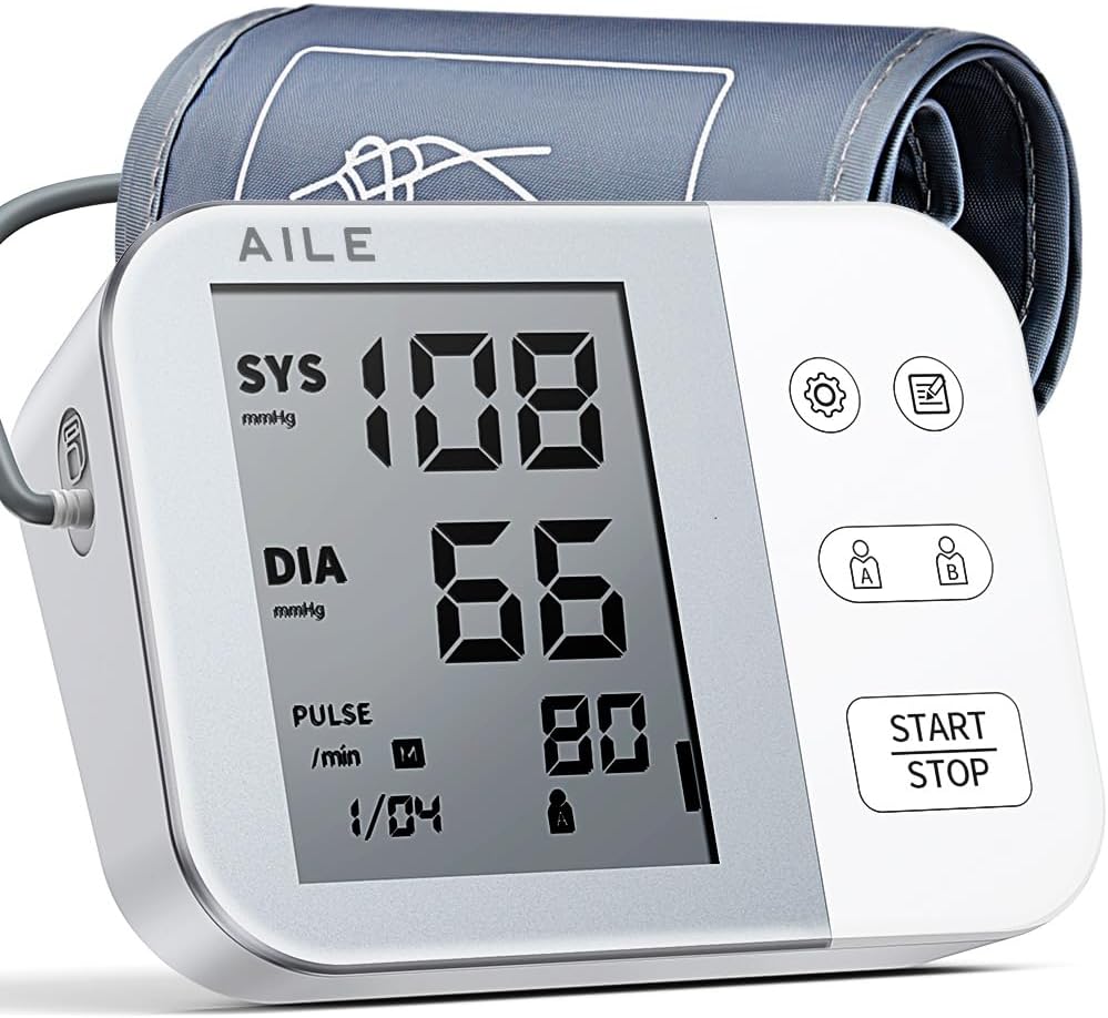 Blood Pressure Monitor for Home Use: AILE 111 Blood Pressure Machine - Blood Pressure Cuff (8.7-16.5) - Voice Broadcast - Accurate and Reliable Upper Arm BP Monitor