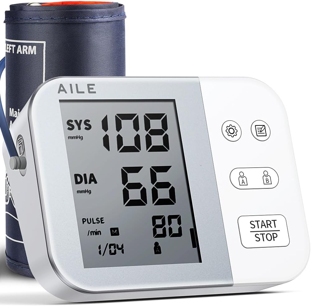 Blood Pressure Monitor for Home Use: AILE 111 Blood Pressure Machine - Blood Pressure Cuff (8.7-16.5) - Voice Broadcast - Accurate and Reliable Upper Arm BP Monitor