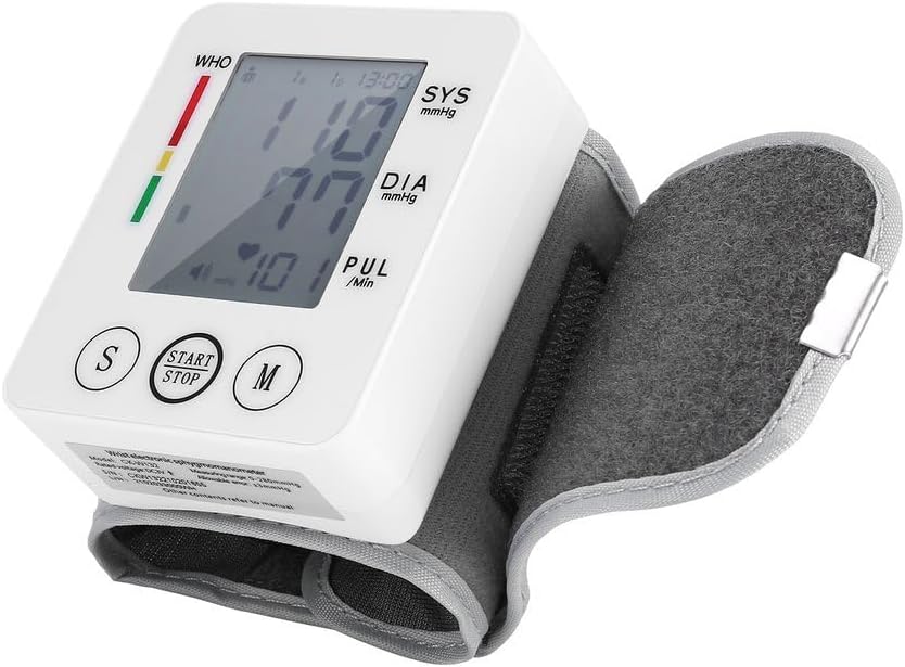 Blood Pressure Monitor Wrist, Blood Pressure Machine with Large Wrist Cuff 7.7 inch, BP Digital Automatic Blood Pressure Cuff for Home Use (CK-W132-new)