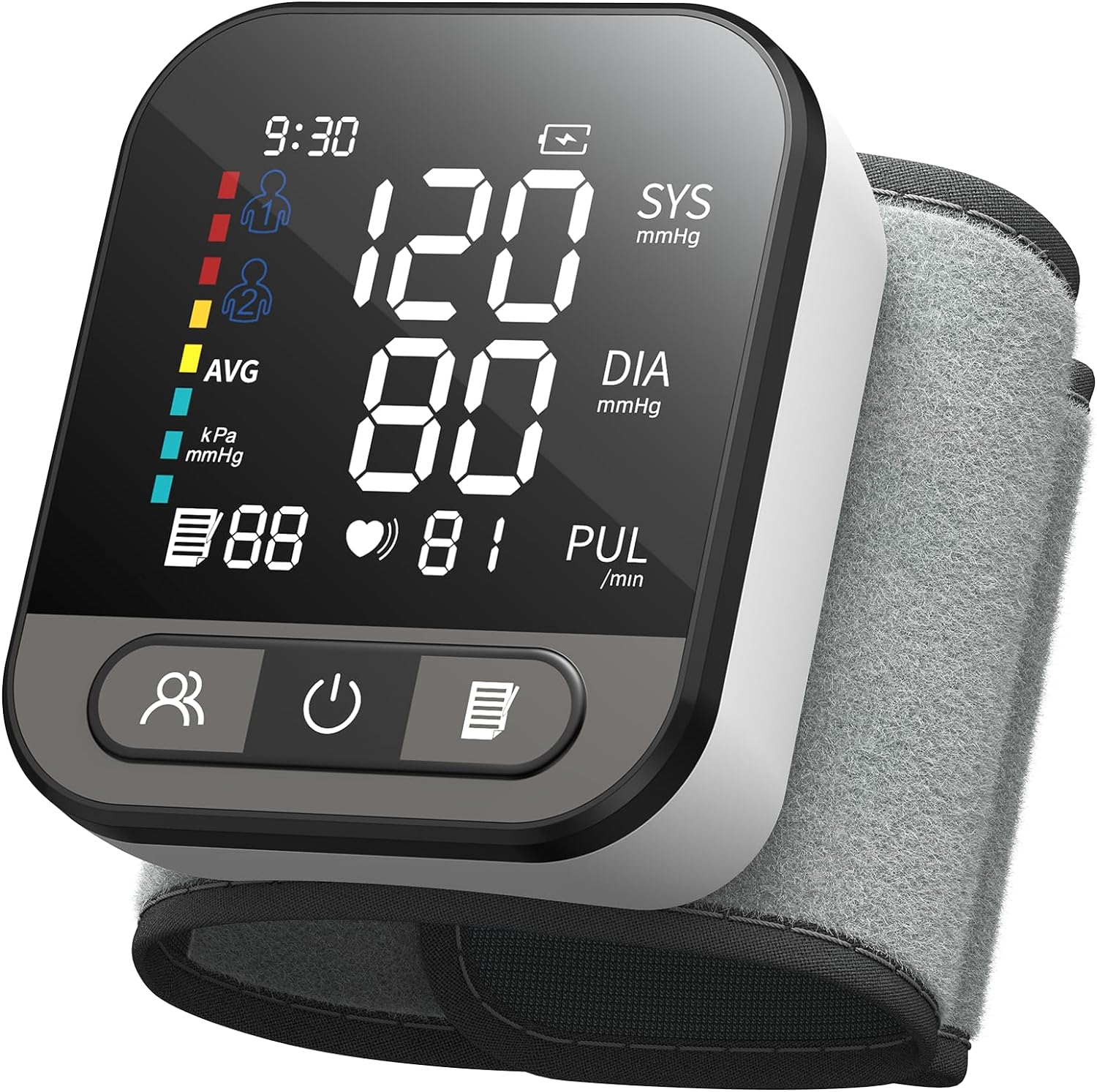 Blood Pressure Monitors for Home Use,Extra Large Upper Arm Blood Pressure Cuff Automatic Blood Pressure Machine, Rechargeable Blood Pressure Monitors with Large VA Display