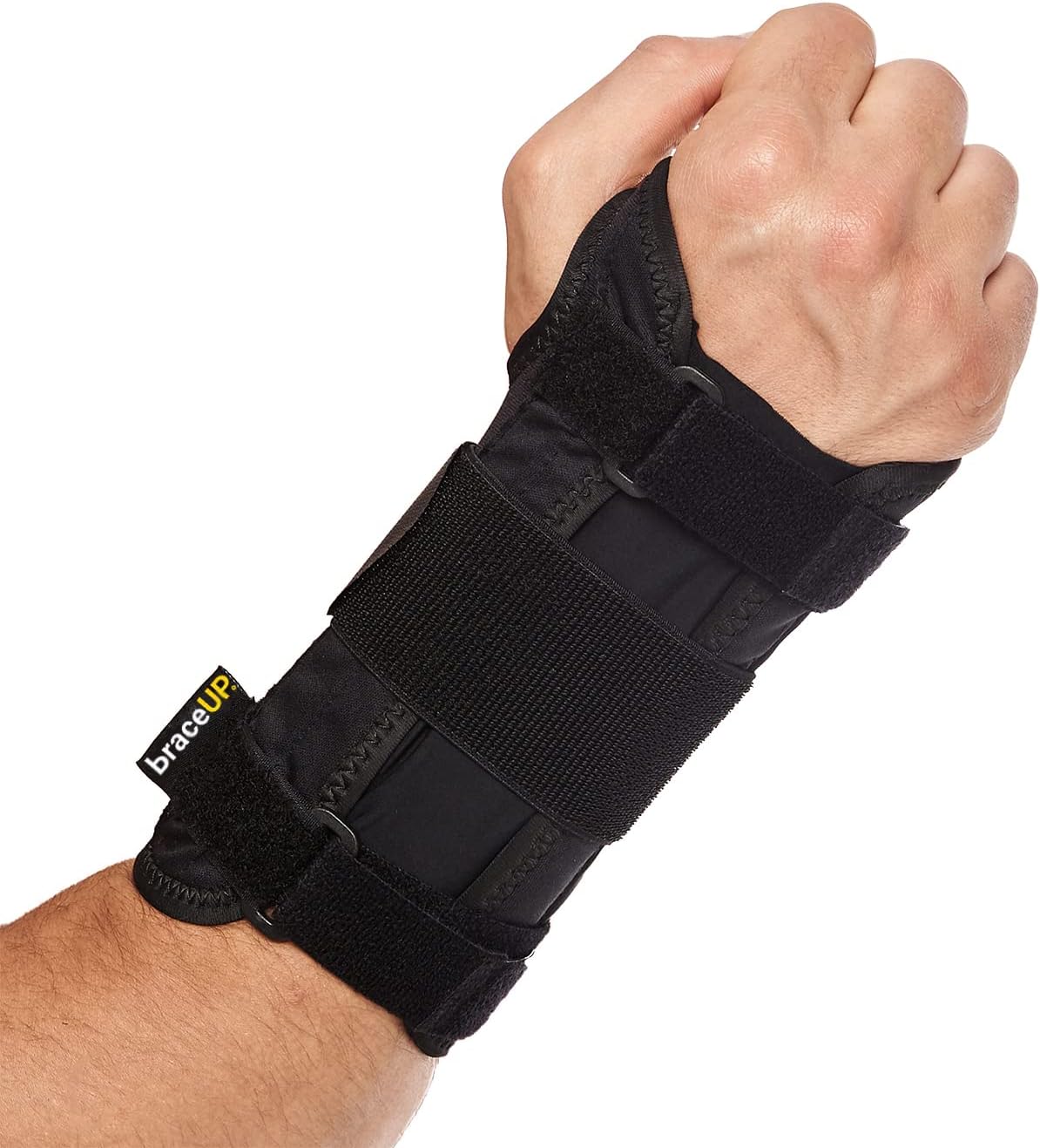 BraceUP Carpal Tunnel Wrist Brace for Men and Women - Metal Wrist Splint for Hand and Wrist Support and Tendonitis Arthritis Pain Relief