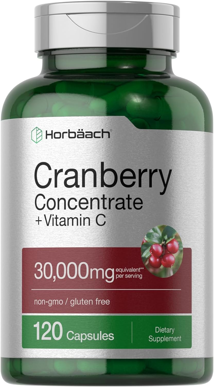 Cranberry Concentrate Extract Pills + Vitamin C Review