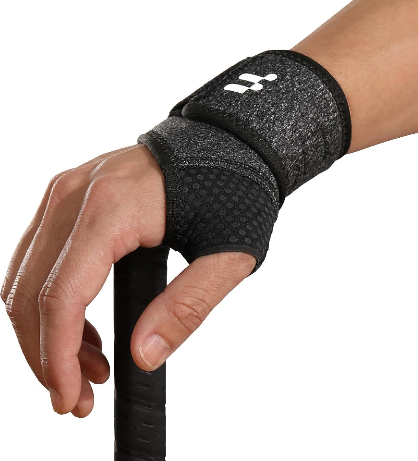 Fitomo Wrist Brace with Soft Thumb Opening for Mild Carpal Tunnel Tendonitis Arthritis Sprains, Compression Hand Brace for Women Men, Wrist Support Strap for Sports Work Typing Sleeping(Left)