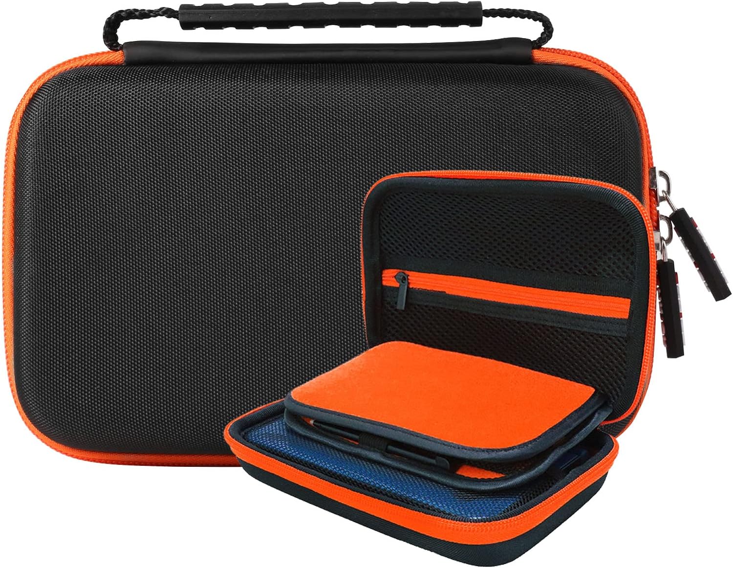 Hard Shell Diabetic Supplies Travel Case Bag Carrying Case for Diabetes Testing Kit, Blood Sugar Test Strips, Lancets, Lancing Device, Glucose Meter, Insulin Pen, Alcohol Wipes, Needles, Syringes