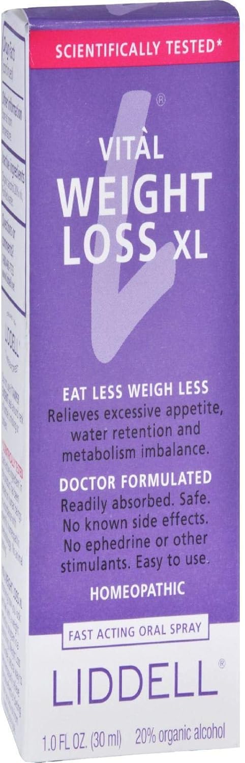 Liddell Homeopathic Weight Loss Formula, X-Large, 1 Fluid Ounce