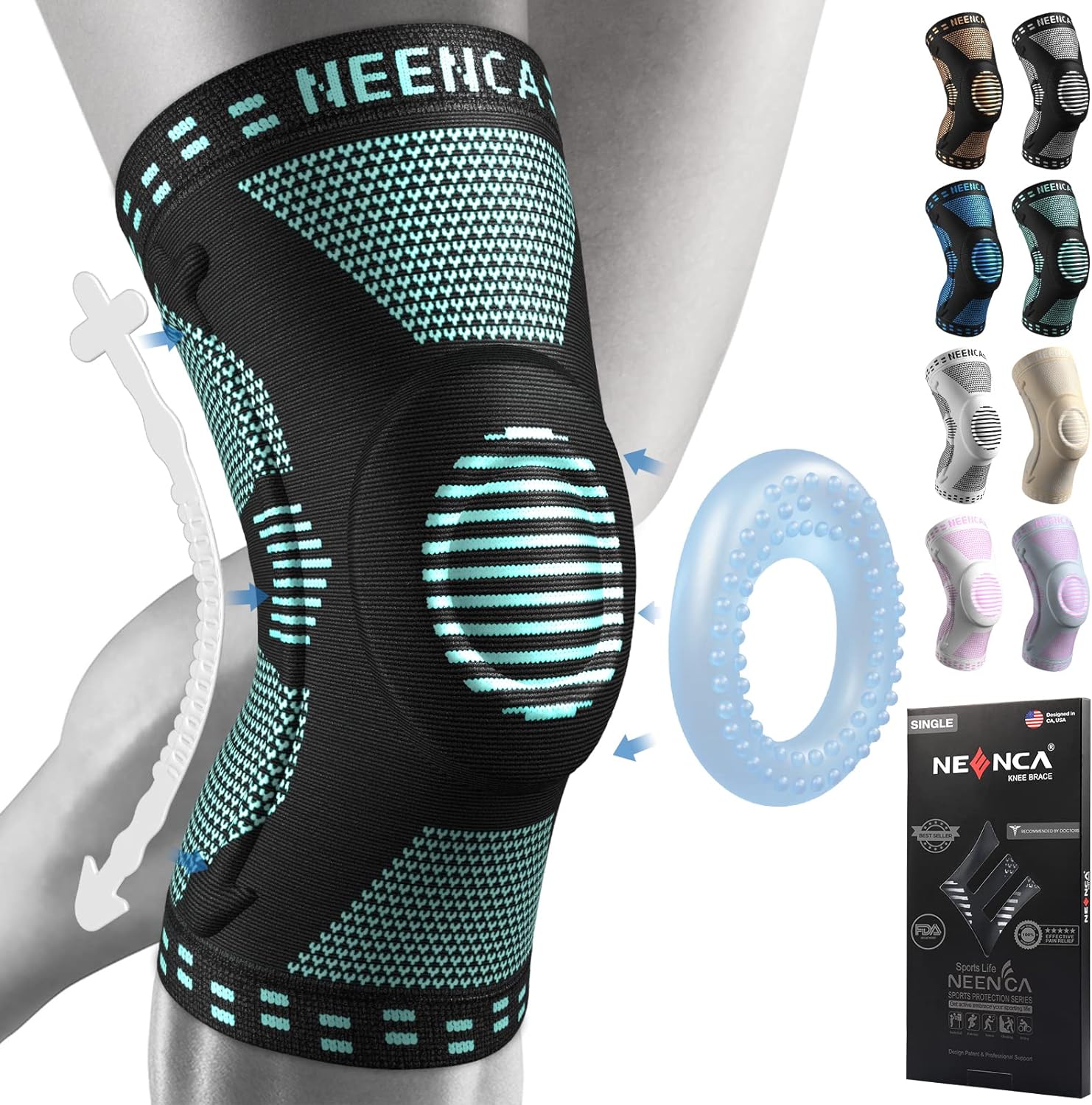 Medical Knee Support with Patella Pad Review