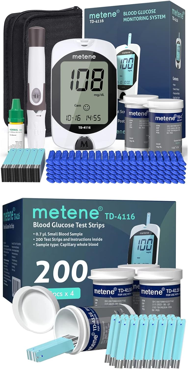 Metene TD-4116 Blood Glucose Monitor Kit Review