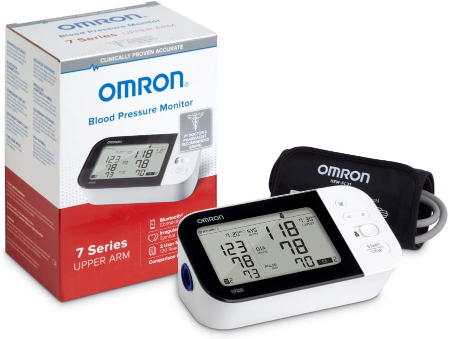 Omron Wireless Upper Arm Blood Pressure Monitor, 7 Series