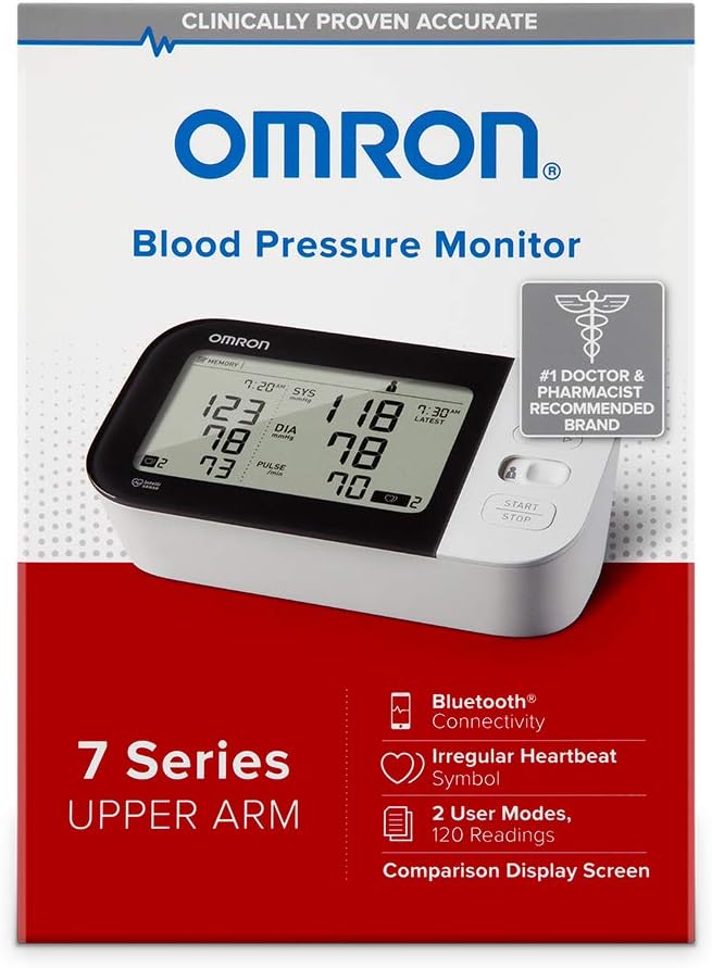 Omron Wireless Upper Arm Blood Pressure Monitor, 7 Series