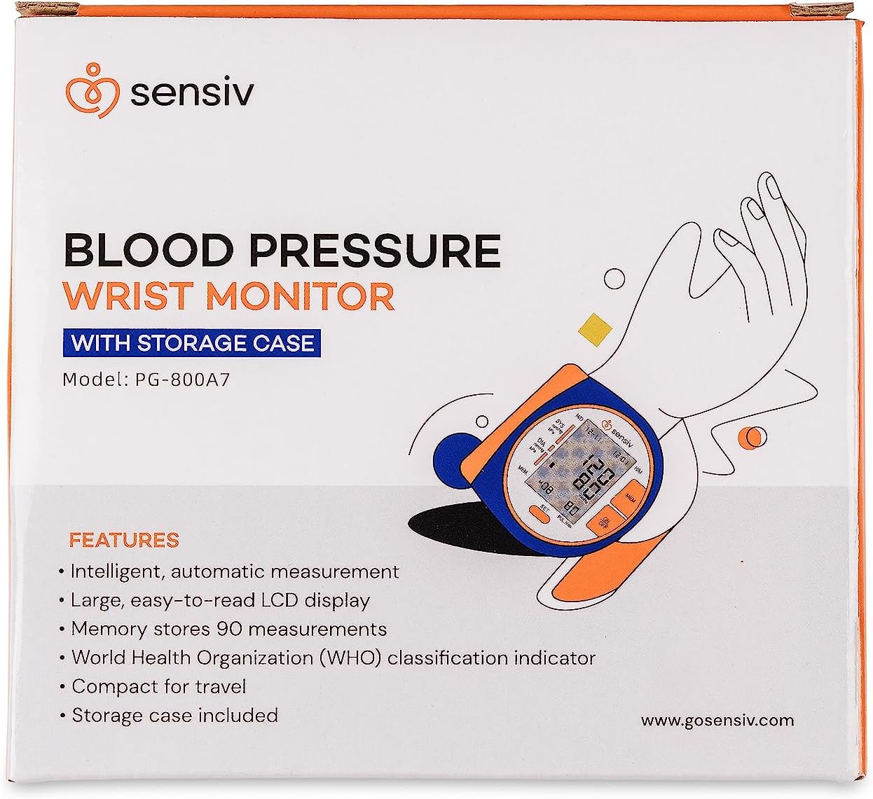Sensiv Wrist Blood Pressure Monitor