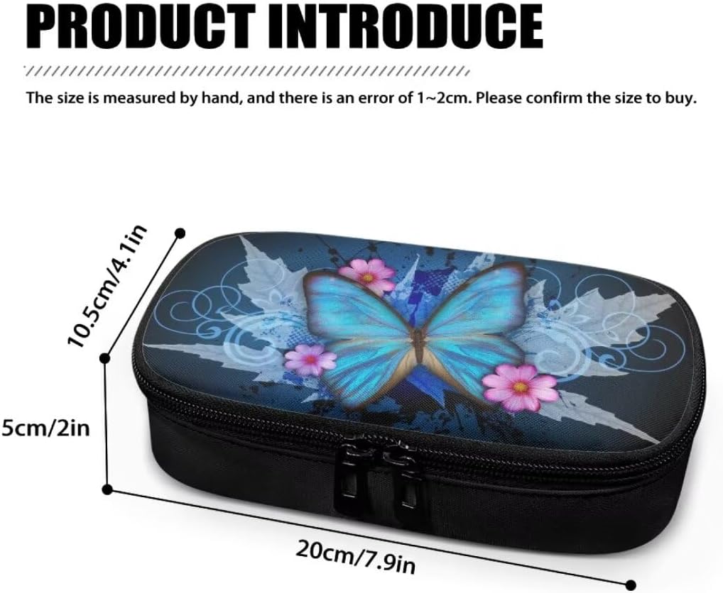 Suhoaziia Mandala Flower Diabetic Supplies Travel Case, Storage Carrying Bag for Diabetes Testing Kit, Blood Glucose Monitor Meters, Test Strips, Medication, Lancets, and Other Diabetic Supplies