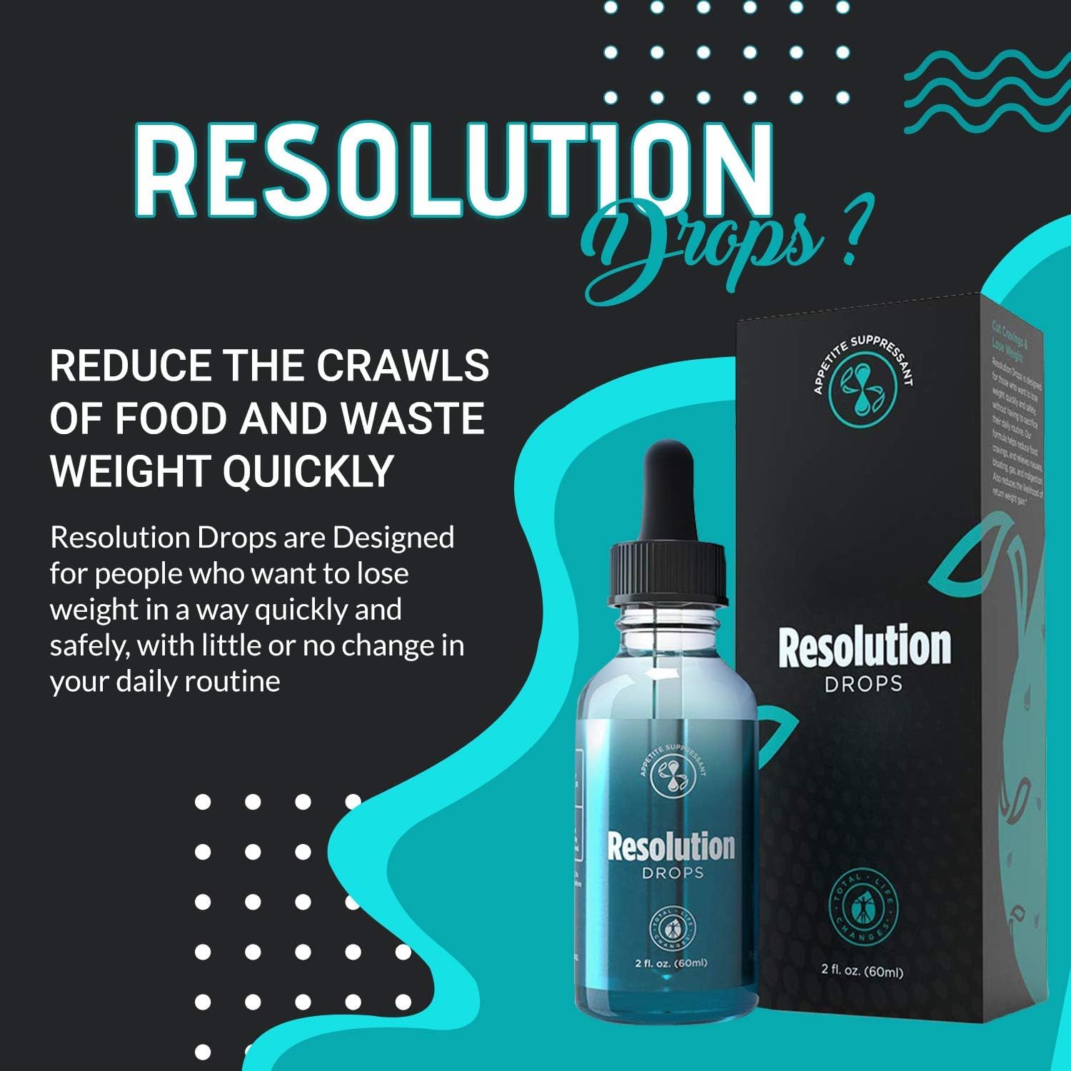 TLC Resolution Weight Loss Drops: 2 Oz - 60 ML