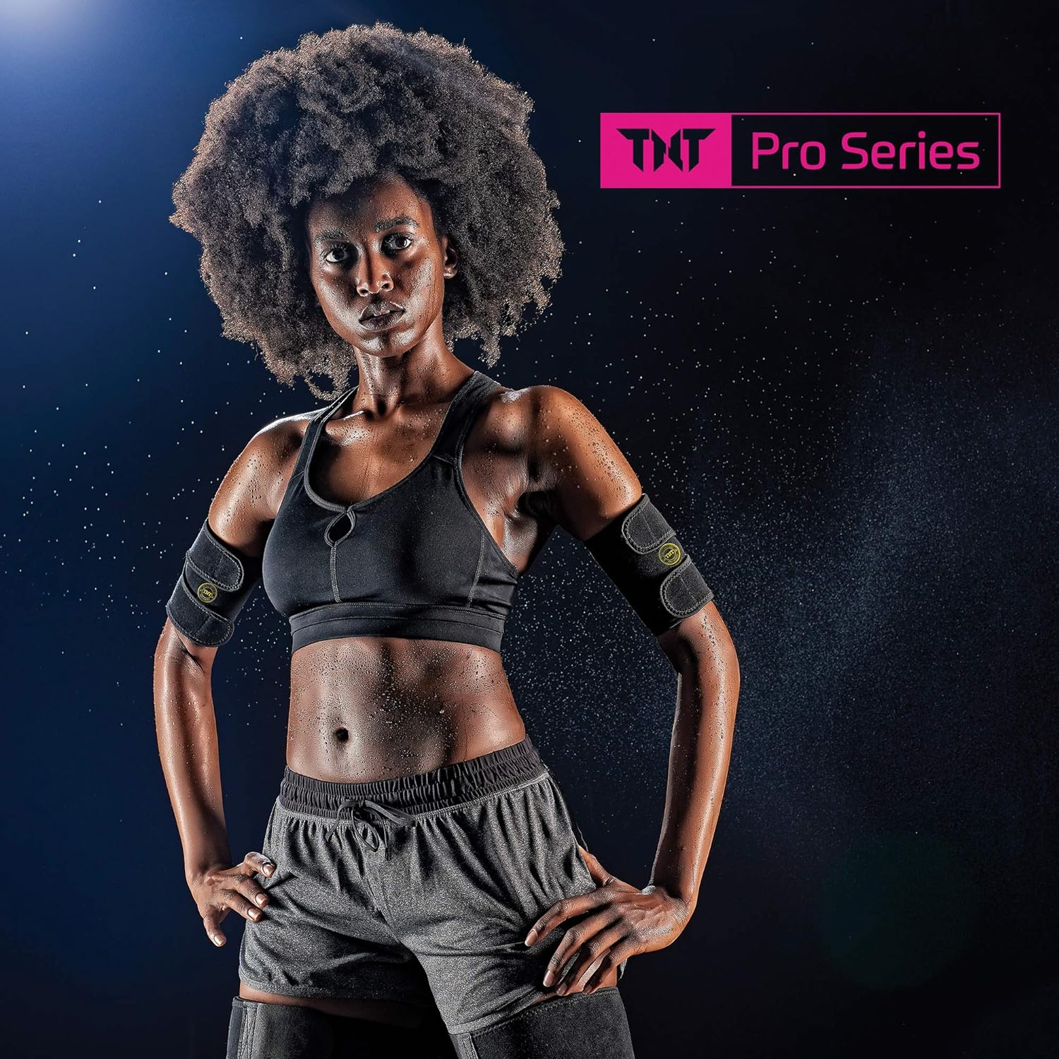 TNT Pro Series Arm Trimmers, Thigh Trimmer for Women/Men, Arm Slimmers Thigh Sweat Bands for Women, Arm and Thigh Trimmers