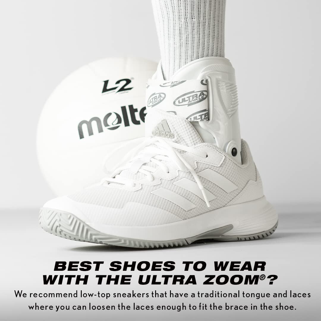 Ultra Zoom® Ankle Brace for Injury PREVENTION  RECOVERY, Custom Form-Fit, Maximum Support with 100% MOBILITY