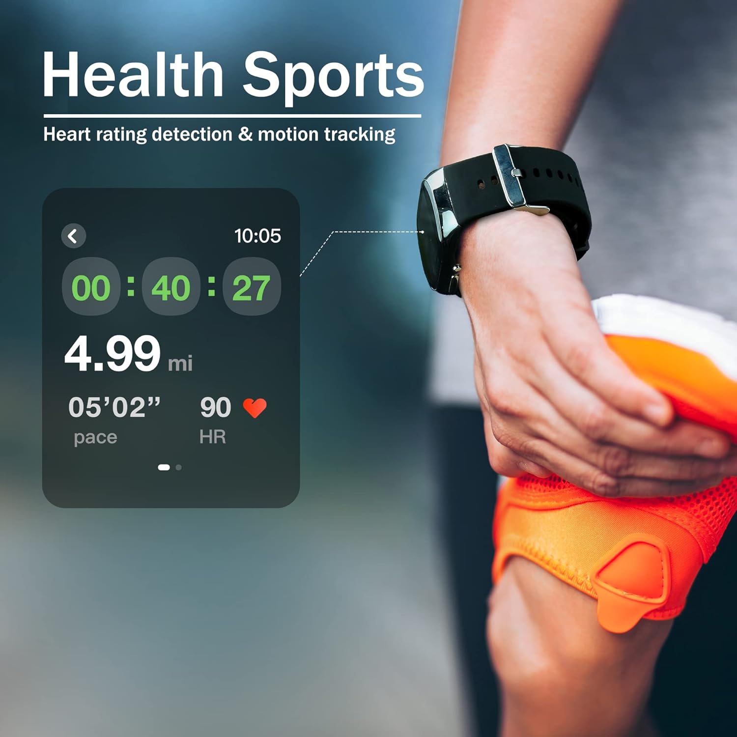 YHE BP Doctor Pro, Blood Pressure Watch with Patented Cuff, Wrist BP Monitor, Smartwatch for Blood Oxygen, HRV, Heart Rate, Sleep and Sports Tracking with App for Android iPhone