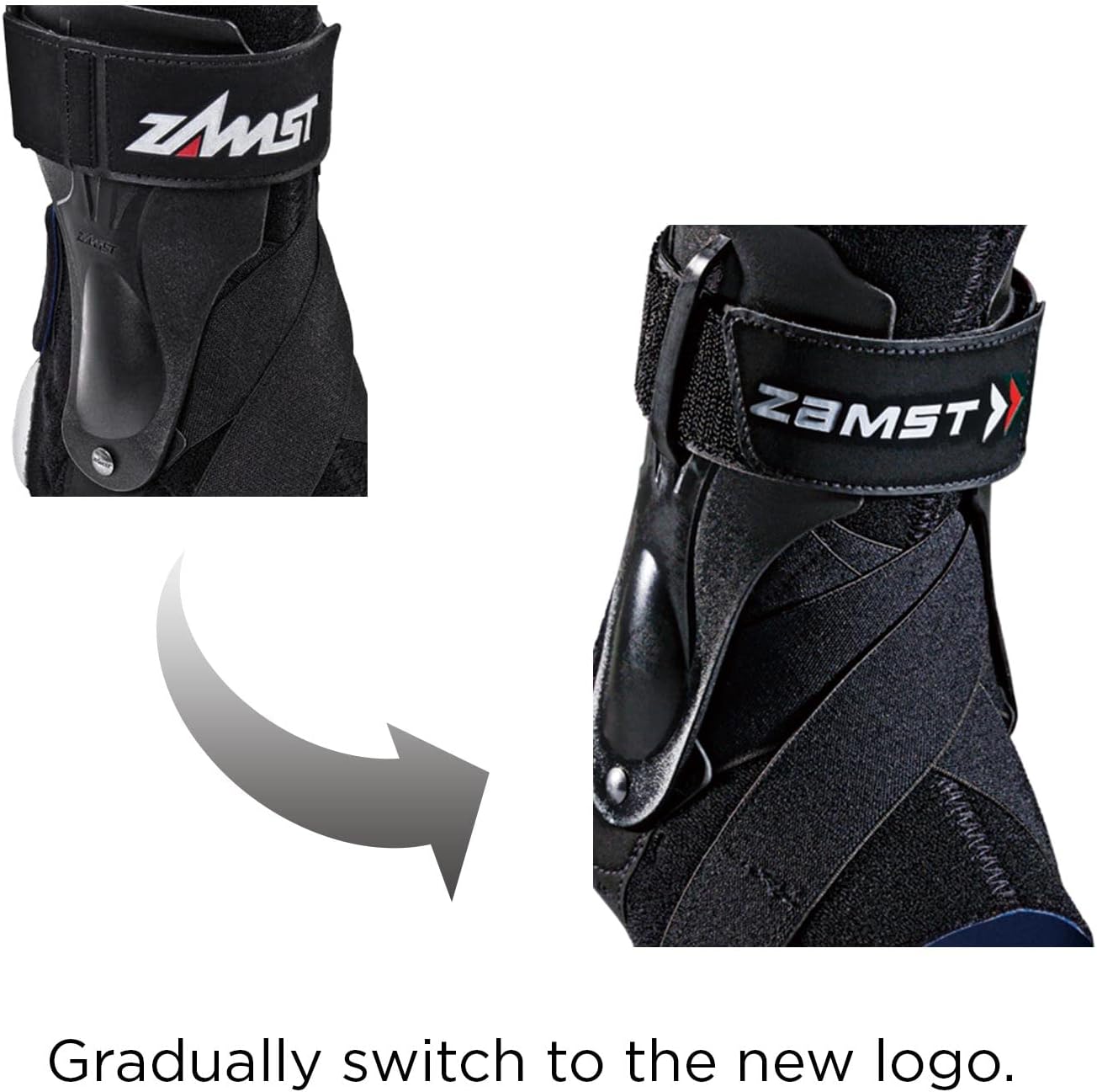 Zamst A2-DX Sports Ankle Brace with Protective Guards For High Ankle Sprains and Chronic Ankle Instability-for Basketball, Volleyball, Lacrosse, Football-Black, Size, Right and Left Specific