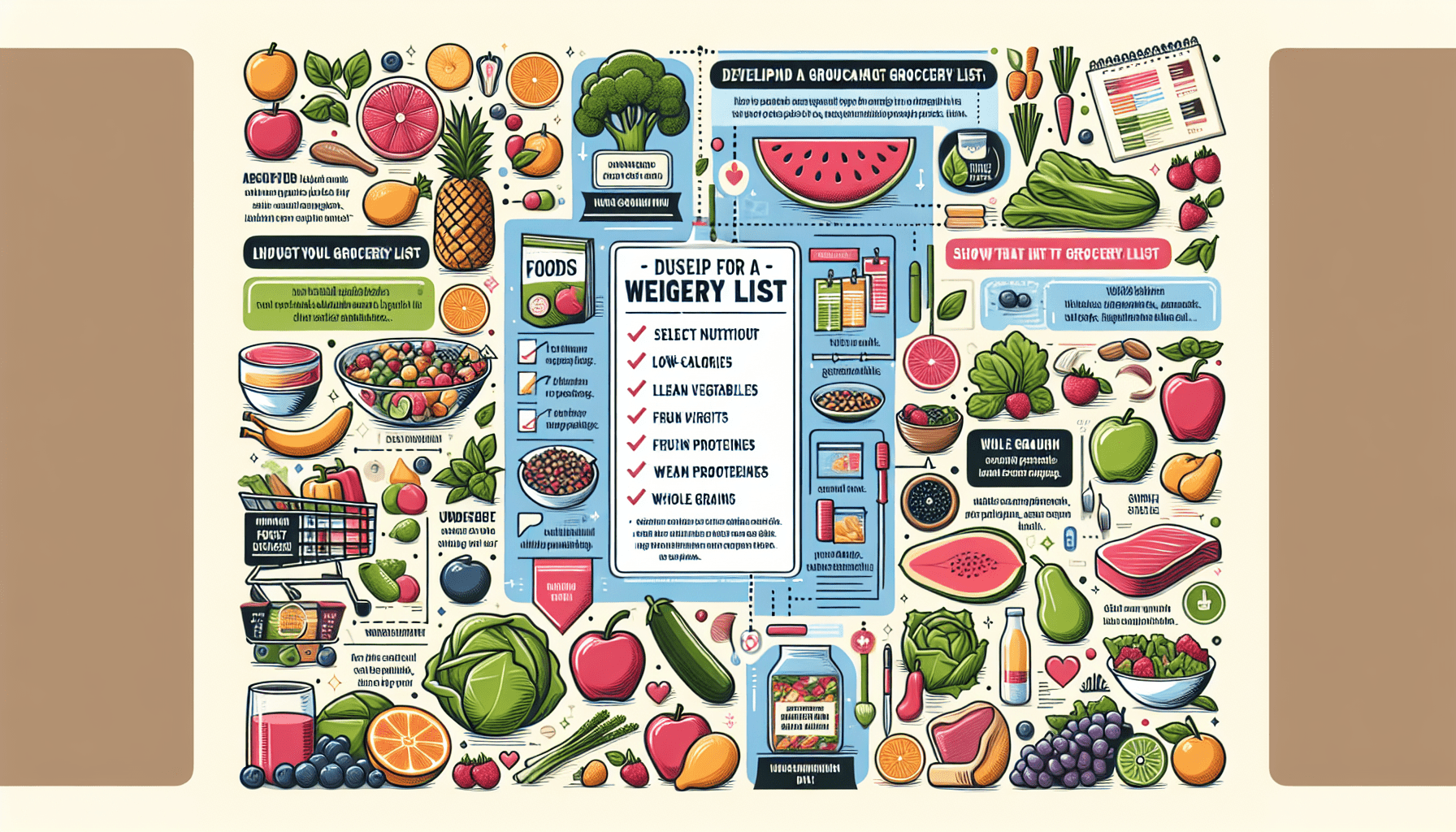 How To Craft The Perfect Weight Loss Friendly Grocery List